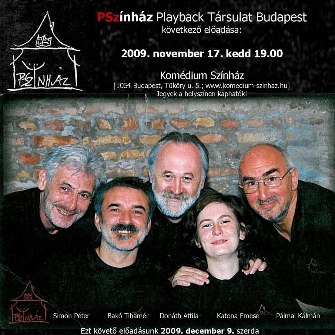 PSzínház Playback Társulat előadása - gyerekeknek