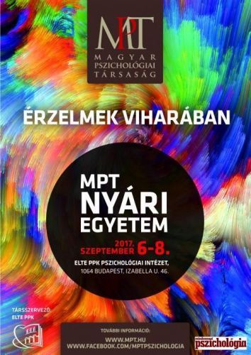 „ÉRZELMEK VIHARÁBAN” - MPT Nyári Egyetem 2017 
