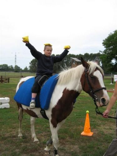 Sérült gyerekek lovasterápiás táborai Fóton