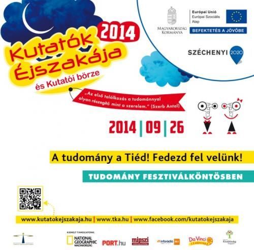 Szeptember utolsó péntekje? Akkor Kutatók Éjszakája!