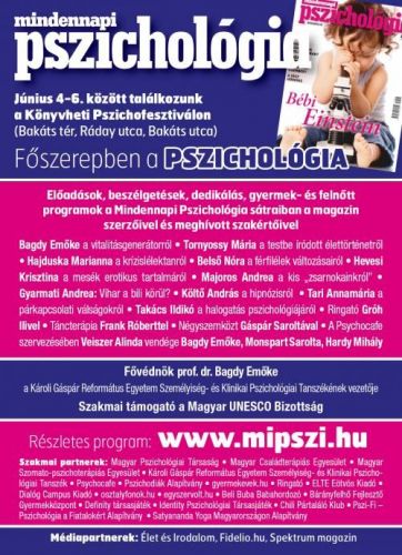 Könyvheti PszichoFesztivál - június 4-5-6